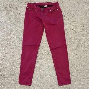 Arden B Red Skinny Jeans
